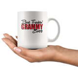 Best Freakin' Grammy Ever Plaid White Coffee Mug