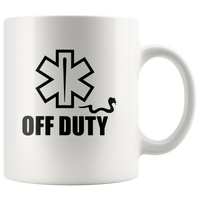 Off Duty Star Of Life White Coffee Mug