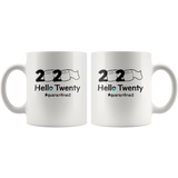 2020 Hello Twenty Quarantined Funny Birthday Gift Quarantine White Coffee Mug