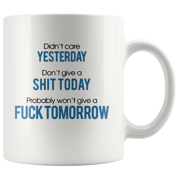 I Don't Know Shit About Fuck Mug