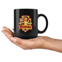 Harry Grifinoria Potter Black coffee mug
