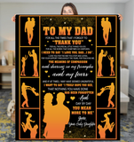 To My Dad Thank You Personalized Print