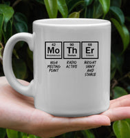 Mother Chemistry Elements Mothers Day Gift Mom White Coffee Mug