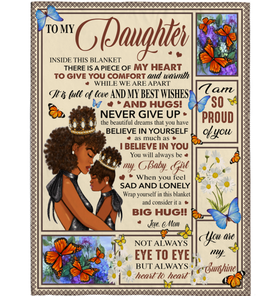 Mother's Gifts For Daughter, Daughter Blanket As Gift, Daughter's