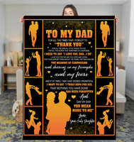 To My Dad Thank You Personalized Print