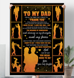 To My Dad Thank You Personalized Print