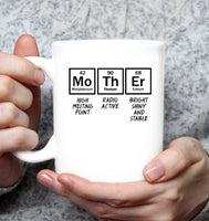 Mother Chemistry Elements Mothers Day Gift Mom White Coffee Mug