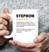 Stepmom Outstanding Couldnt Have Wished For Better Mothers Day Gift White Coffee Mug