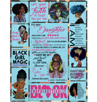 Personalized Custom Name To My Daughter Black Girl Magic Mom Love You Unapologetically Gift Ideas Blanket