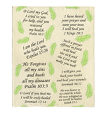 Healing Scriptures Throw Blanket, Prayer Bible Verse