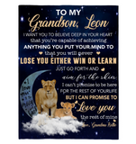 To My Grandson Leon 2