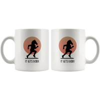 Horseman It Gets Easier White Coffee Mug.png