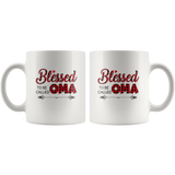 Blessed to be callled oma mother's day gift white coffee mug