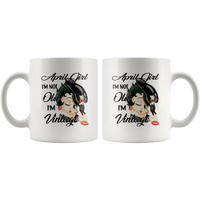 Betty April Girl Boop I'm Not Old I'm Vintage Born In April Birthday Gift White Coffee Mug