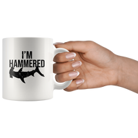 I’m Hammered Hammerhead Shark Version White Coffee Mug