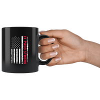 El Paso Strong American Flag Black Coffee Mug