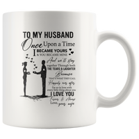 To My Husband Gift From Wife Love Valentines Day White Coffee Mug