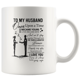To My Husband Gift From Wife Love Valentines Day White Coffee Mug
