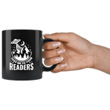 Take Me To Your Readers Black Coffee Mug