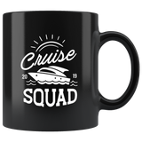 Cruise squad 2019 black coffee mug