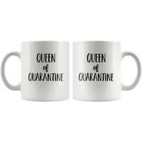 Queen Of Quarantine Virus 2020 White Coffee Mug