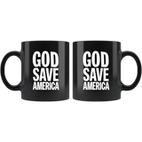 God Save America Kanye Black Coffee Mug