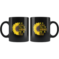 Sunflower In A World Full Of Grandmas Be A Lolli mother's gift black coffee mug