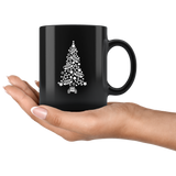 Jeep Christmas Tree Xmas Jeep Lover Black Coffee Mug