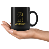 Westitude Westy Westie Terrier Funny Attitude Black Coffee Mug