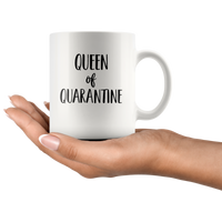 Queen Of Quarantine Virus 2020 White Coffee Mug