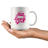 Official Jeep Girl Lover White Coffee Mug