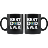Best michigan state police dad ever father's gift black coffee mug