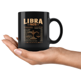 Libra Fact Servings Per Container Awesome Zodiac Sign Daily Value Birthday Gift Black Coffee Mug