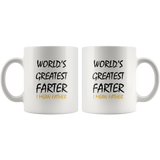 World's Greatest Farter I Mean Father White Coffee Mug