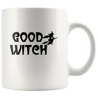 Good Witch Funny Halloween White Coffee Mug