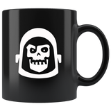 Zombie Astronaut Black Coffee Mug