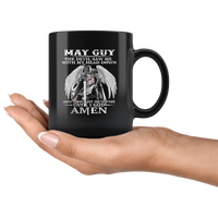 May Guy The Devil Saw Me With My Head Down And Thought He’d Won Until I Said Amen Knight Birthday Black Coffee Mug