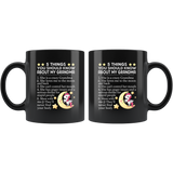 5 things you should know about my crazy grandma loves me moon back has anger issues unicorn black coffee mug