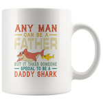 Someone special man to be a daddy shark vintage, dad, father's day gift coffee mug