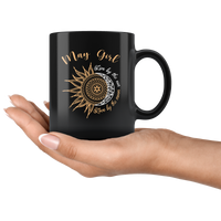 May Girl Live By The Sun Love By Moon Born In May Birthday Gift Black Coffee Mug