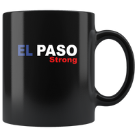 El Paso Strong Texas Black Coffee Mug