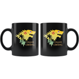 summer is coming dragon black coffee mug