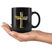 February girl I may be not perfect but Jesus thinks I’m to die for birthday gift black coffee mug