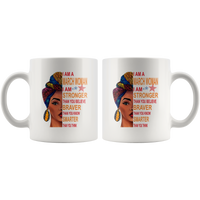 March woman I am Stronger, braver, smarter than you think, birthday gift white coffee mugs