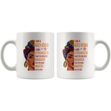 March woman I am Stronger, braver, smarter than you think, birthday gift white coffee mugs