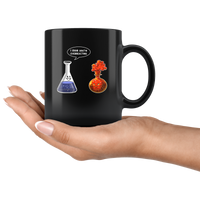 I think you're overreacting chemistry black gift coffee mug