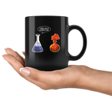 I think you're overreacting chemistry black gift coffee mug