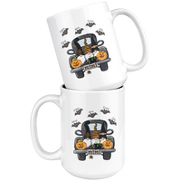 Personalized Mimi Halloween Gift Idea For Grandma Mom Nana From Grandkids Kids Name White Coffee Mug