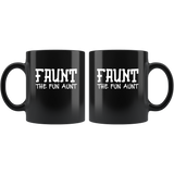 Faunt The Fun Aunt Black Coffee Mug