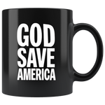 God Save America Kanye Black Coffee Mug